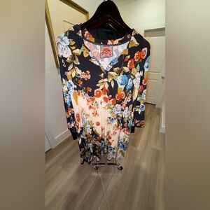 Johnny Was Emma Rose Polo Tunic Dress Sz Medium